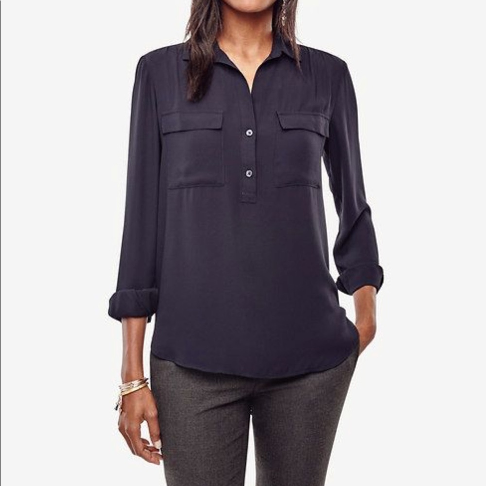 Ann Taylor Camp Shirt